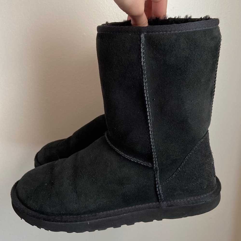 Black UGG boots